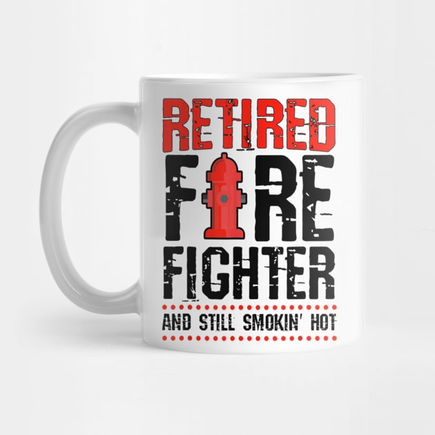 Retired Firefighter Fireman Retirement Party Gift by Wolfek246